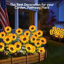 GobekUsa Sunflower Solar LED Garden Light - Auto Brightness