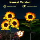 GobekUsa Sunflower Solar LED Garden Light - Auto Brightness