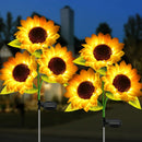 GobekUsa Sunflower Solar LED Garden Light - Auto Brightness