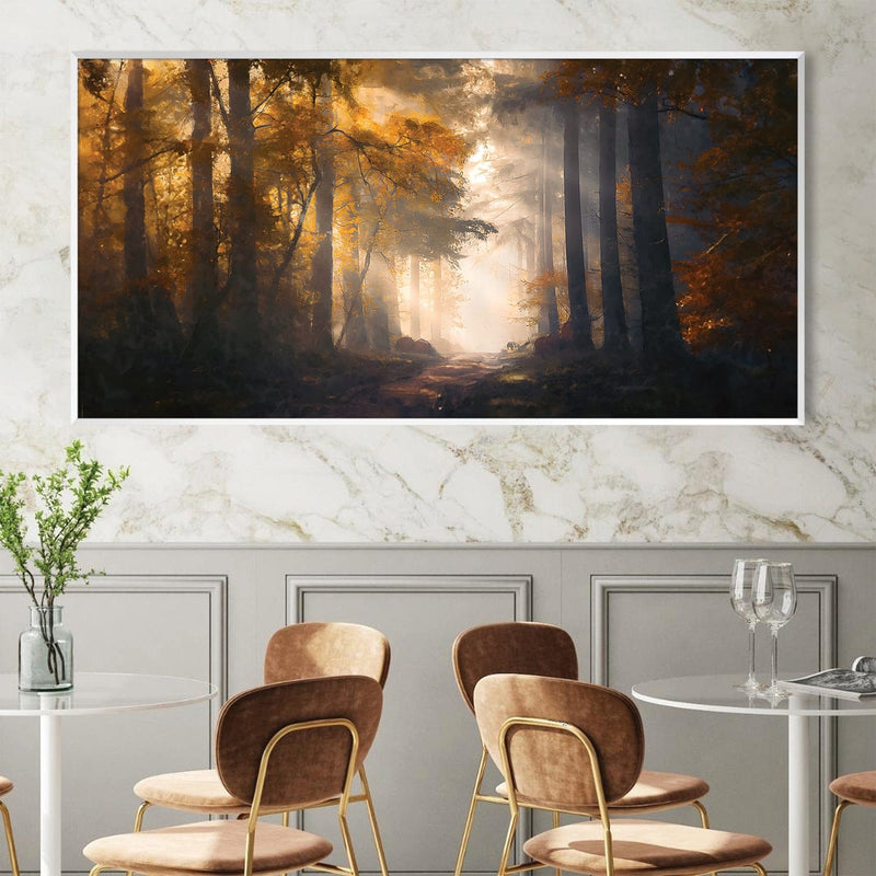 Sunlit Pathway Canvas