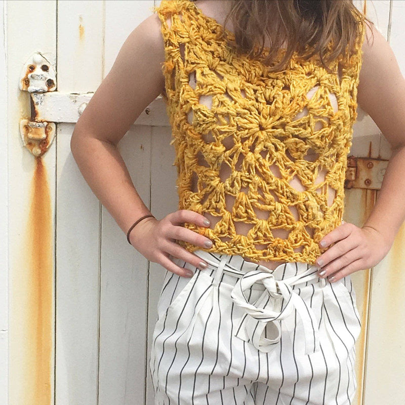 Sunny Days Tank Top Crochet Pattern