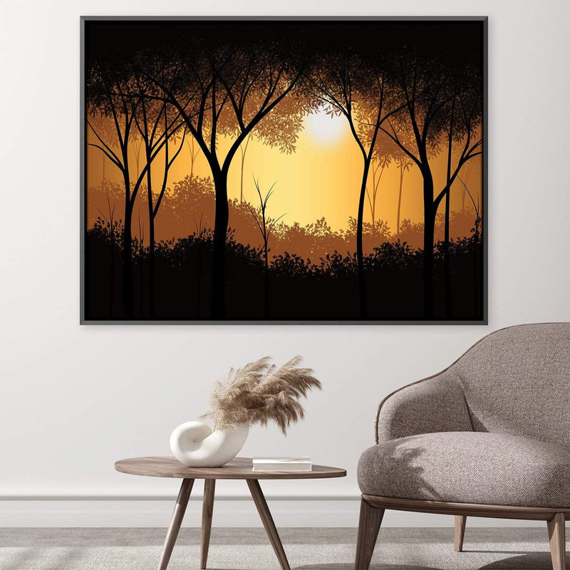 Sunset Forest Canvas