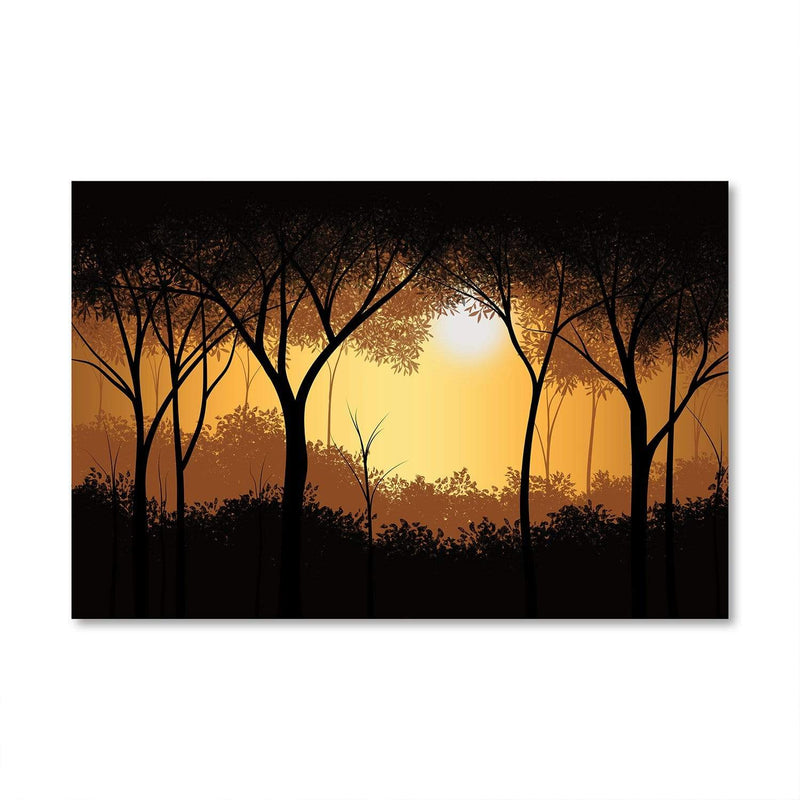 Sunset Forest Canvas