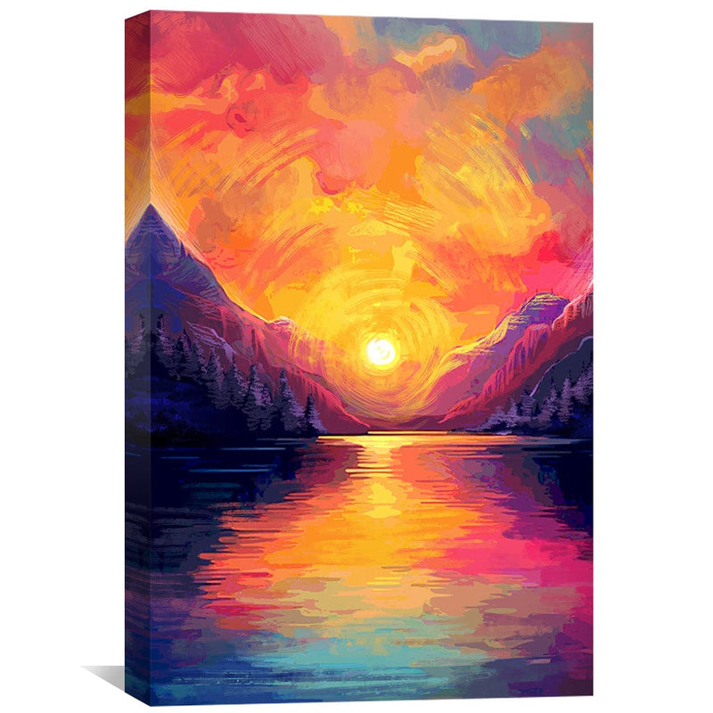 Sunset Mirage Canvas