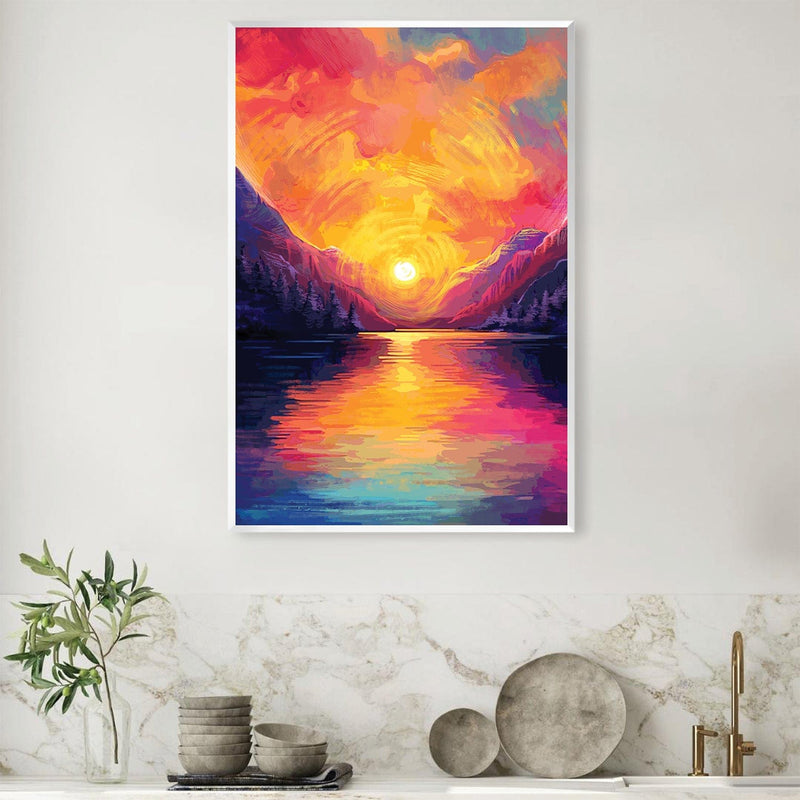 Sunset Mirage Canvas