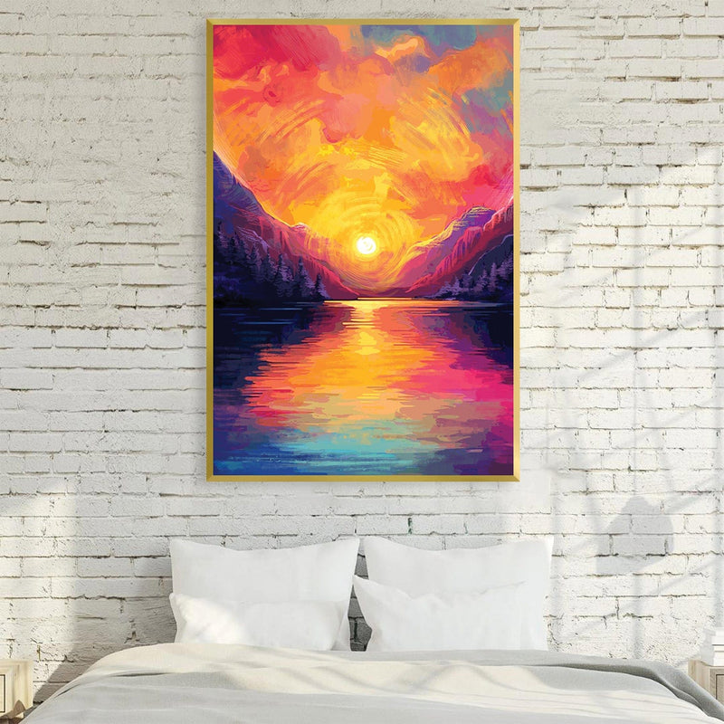 Sunset Mirage Canvas