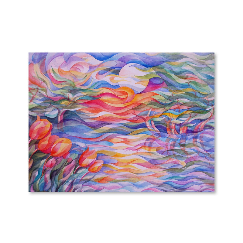 Sunset Tulips Canvas