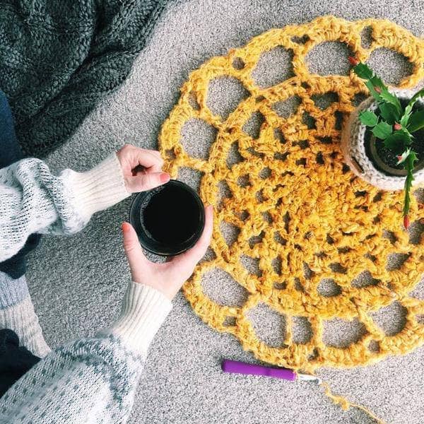 Sunshine Mat Crochet Pattern