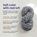 Premium Super Bulky (Chunky) Weight Multicolored Merino Yarn