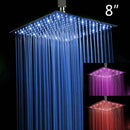 GobekUsa 20 Inch Super Slim Matte Black Square Rain Shower Head by Stainless Steel