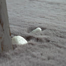 Super Soft Area Rug Fluffy High Pile Cosy Luxurious Touch in Solid Anthracite