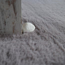 Super Soft Area Rug Fluffy High Pile Cosy Luxurious Touch in Solid Anthracite