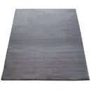 Super Soft Area Rug Fluffy High Pile Cosy Luxurious Touch in Solid Anthracite