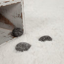 Super Soft Area Rug Fluffy High Pile Cosy Luxurious Touch in Solid Cream