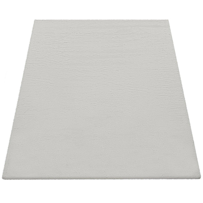 Super Soft Area Rug Fluffy High Pile Cosy Luxurious Touch in Solid Cream