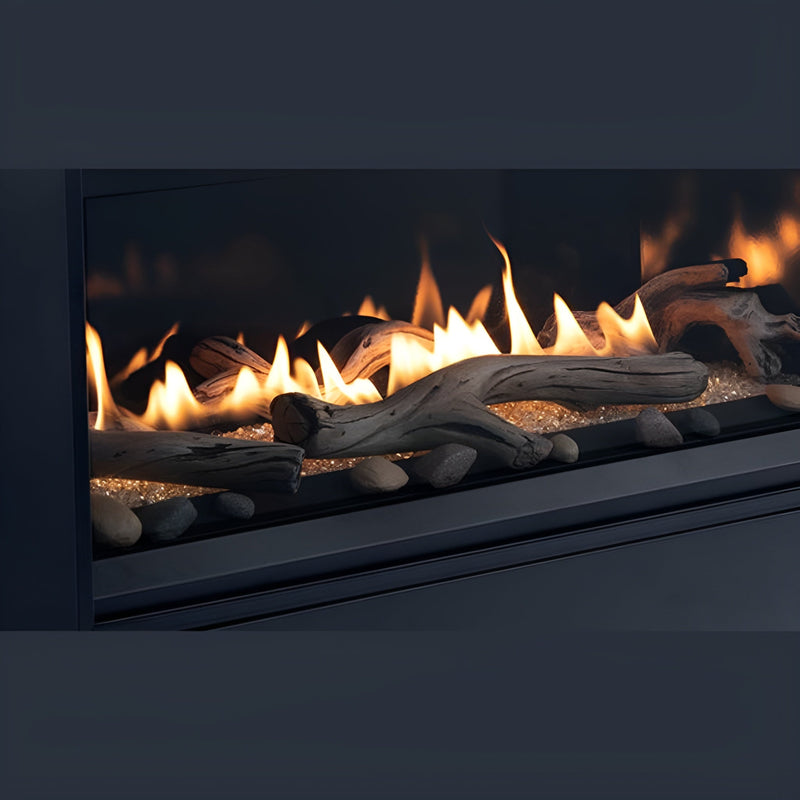 Superior Fireplaces 45" Contemporary Linear Direct Vent Fireplace Wih Blower [DRL3545TEN/P] (SAK49194)