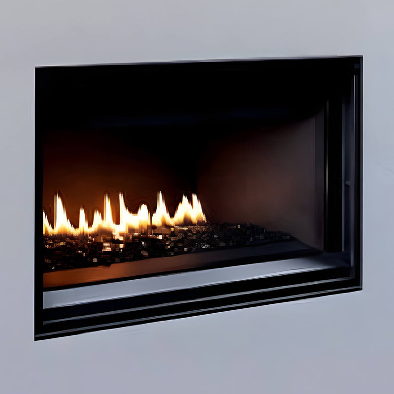 Superior Fireplaces DRL2000 Series 45" Linear Contemporary Direct Vent Gas Fireplace [DRL2045TEN] (SAK44052)
