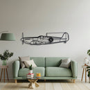 Spitfire MK II Metal Aircraft Wall Art - NCP0130 by Navigate Craft
