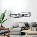 Spitfire MK II Metal Aircraft Wall Art - NCP0130 by Navigate Craft