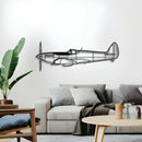 Spitfire MK IX Metal Aircraft Wall Art - NCP0131 by Navigate Craft