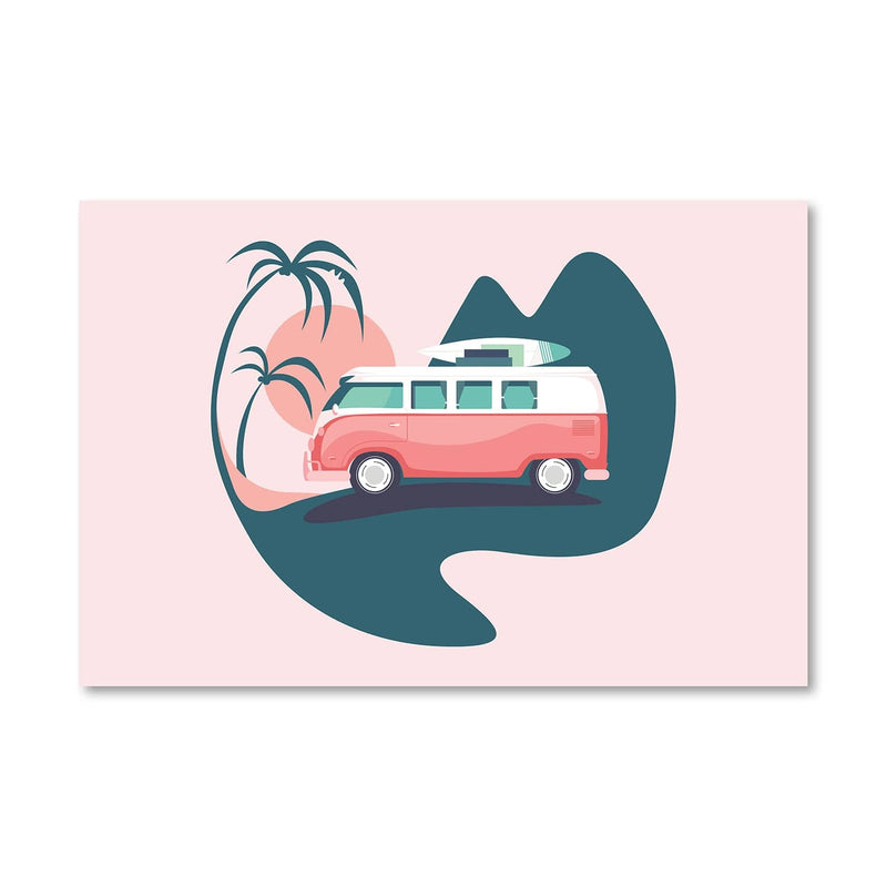 Surf Van Vacation Canvas