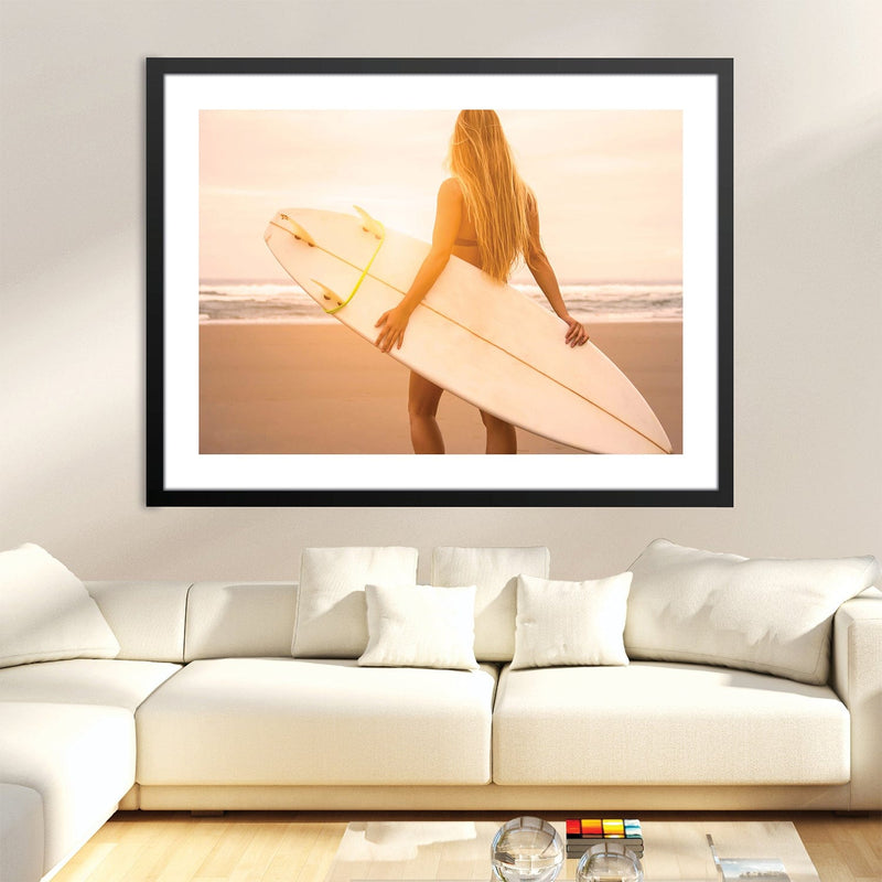 Surfer Girl Print