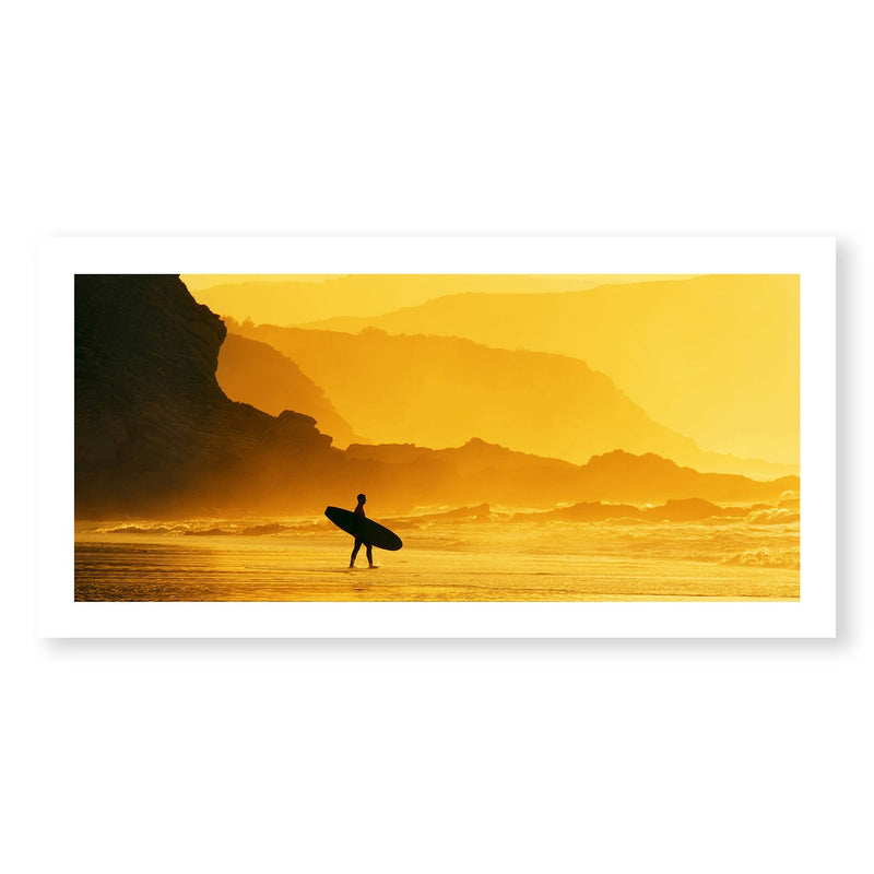 Surfer Sunset Print