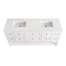 James Martin Breckenridge 72" Double Bathroom Vanity, Bright White