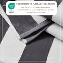 Cotton Velour Cabana Stripe Beach Towel - Novia Collection by Great Bay Home
