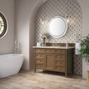James Martin Brittany 48" Single Bathroom Vanity, Saddle Brown