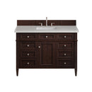 James Martin Brittany 48" Single Bathroom Vanity, Burnished Mahogany