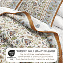 Floral Boho Printed Cotton Quilt Set - Indira Collection by Great Bay Home