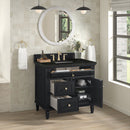 James Martin Lorelai 36" Single Bathroom Vanity, Black Onyx