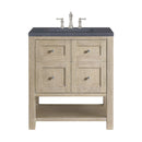 James Martin Breckenridge 30" Single Bathroom Vanity, Whitewashed Oak