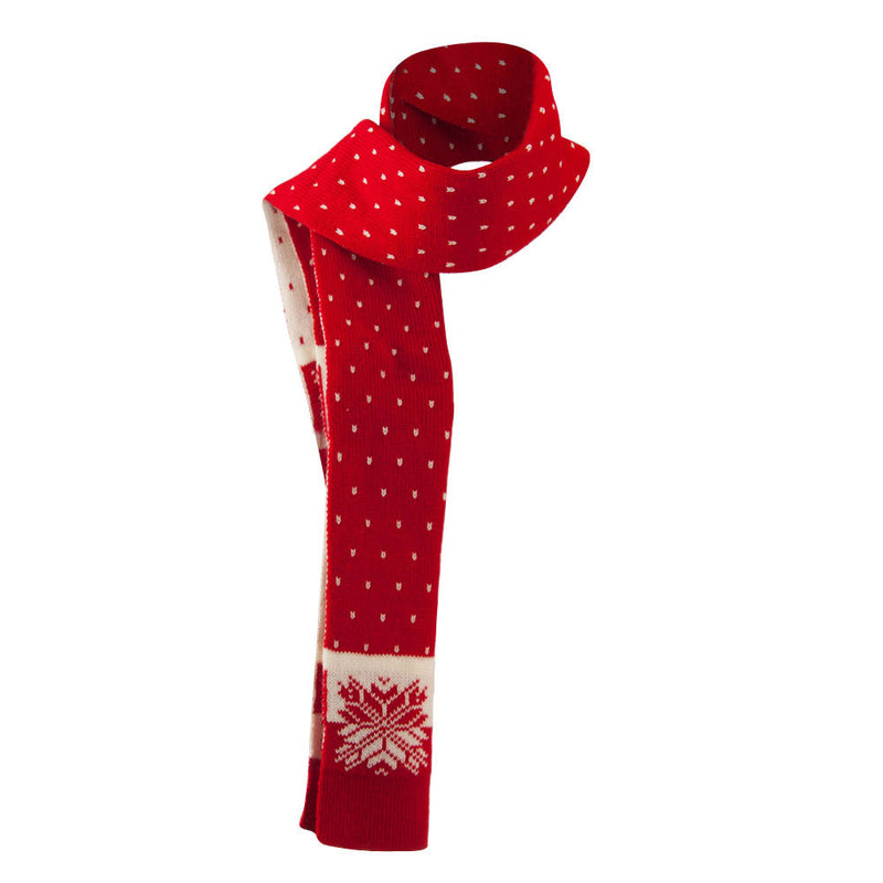 Large Snowflake Designed Scarf