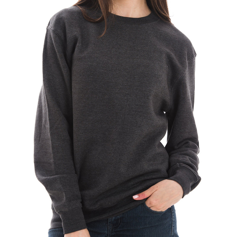 Unisex Lane Seven Ring Spun Cotton Long Sleeve Premium 3-End Fleece Sweatshirt