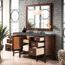 James Martin Addison 60" Single Bathroom Vanity, Mid-Century Acacia