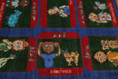 5'6" x 7'6" Inside Outside 100% Nylon Full Pile Play Area Rug Blue