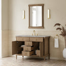 James Martin Kinnsden 48" Single Bathroom Vanity, Weathered Oak