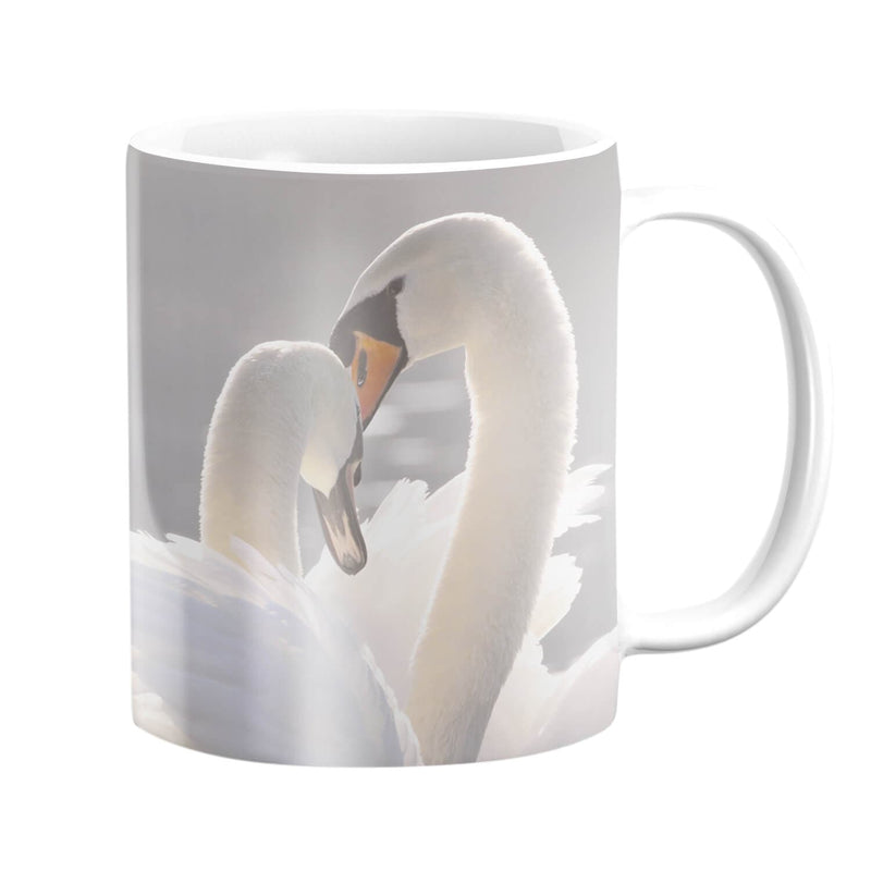 Swan Heart Mug