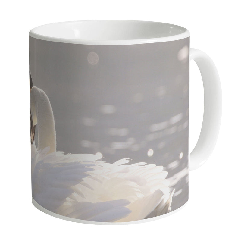 Swan Heart Mug