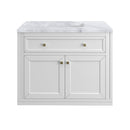 James Martin Chicago 36" Single Bathroom Vanity, Glossy White