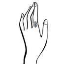 Sweet Dreams Faceted Apatite Ring