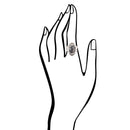 Sweet Dreams Faceted Midnight Labradorite Ring