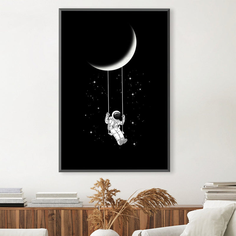 Swinging Astronaut Canvas