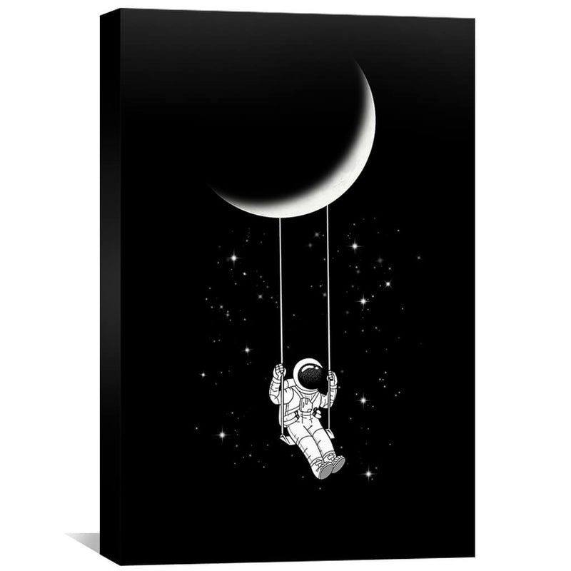 Swinging Astronaut Canvas