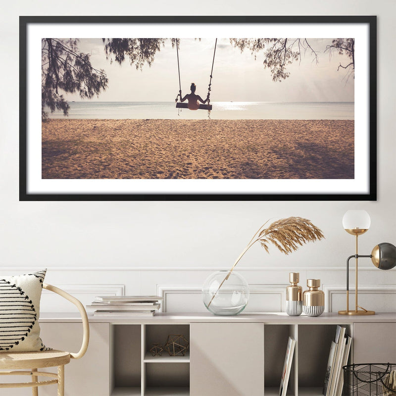 Swinging Beach Landscape Print