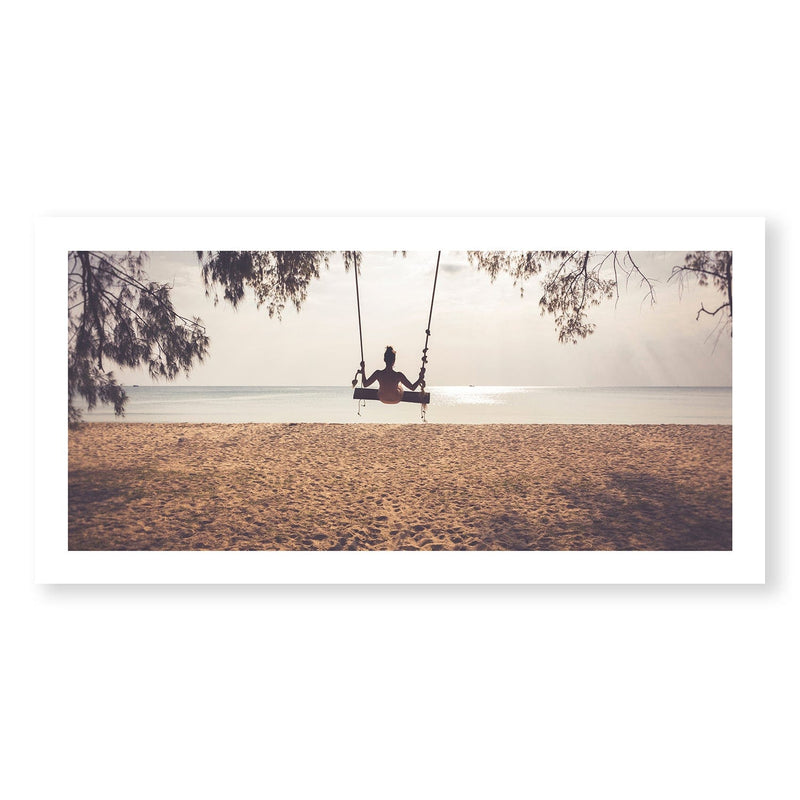 Swinging Beach Landscape Print