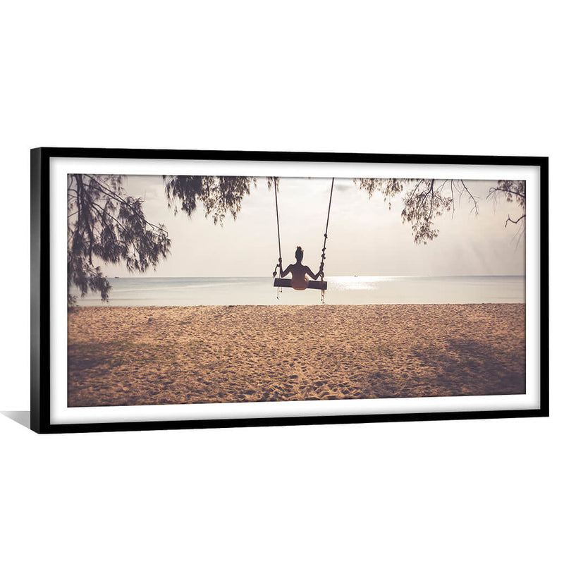 Swinging Beach Landscape Print