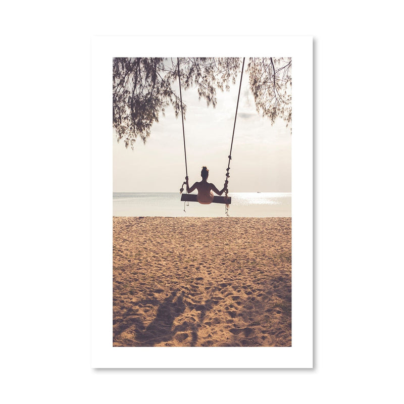 Swinging Beach Print